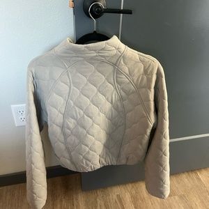 Lulu Lemon quilted bomber jacket